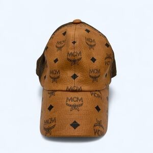 Michael Cromer Munich MCM Cognac Black Logo Unisex Baseball Cap